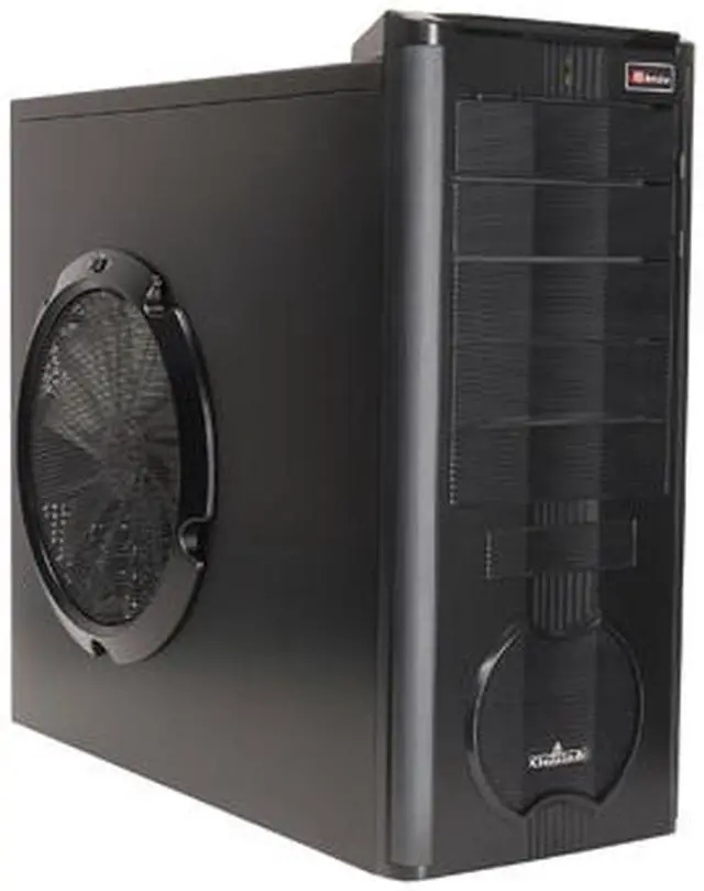 Main image of ENERMAX Chakra ECA3052B Black SECC ATX Mid Tower Case Front I/O Interface w/1 eSata, 2 USB2.0 and Audio I/O Ports