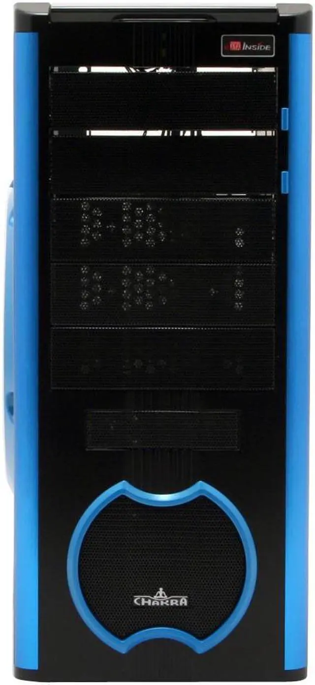 Alt view image 3 of 13 - ENERMAX Chakra ECA3052BL Blue/ Black SECC ATX Mid Tower Computer Case
