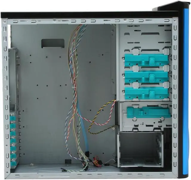 Alt view image 7 of 13 - ENERMAX Chakra ECA3052BL Blue/ Black SECC ATX Mid Tower Computer Case