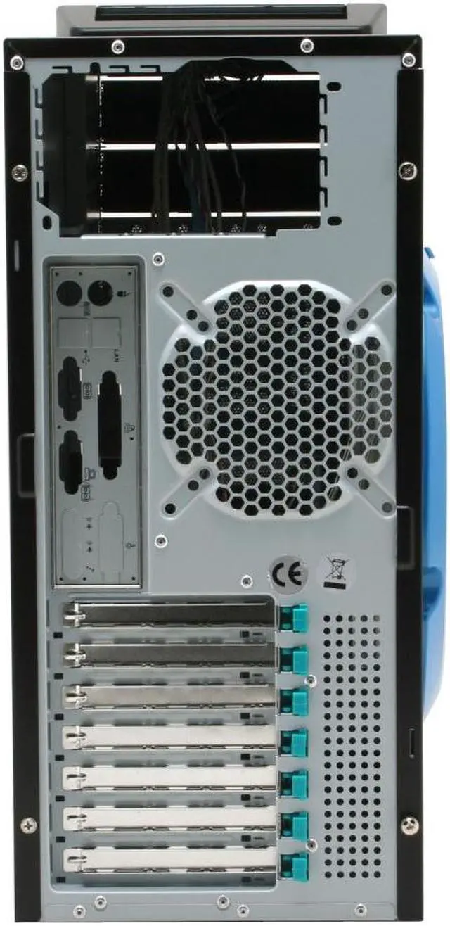 Alt view image 11 of 13 - ENERMAX Chakra ECA3052BL Blue/ Black SECC ATX Mid Tower Computer Case