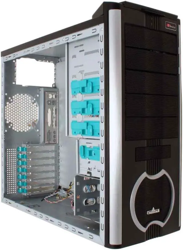 Alt view image 10 of 12 - ENERMAX Chakra ECA3052BS Black SECC ATX Mid Tower Computer Case