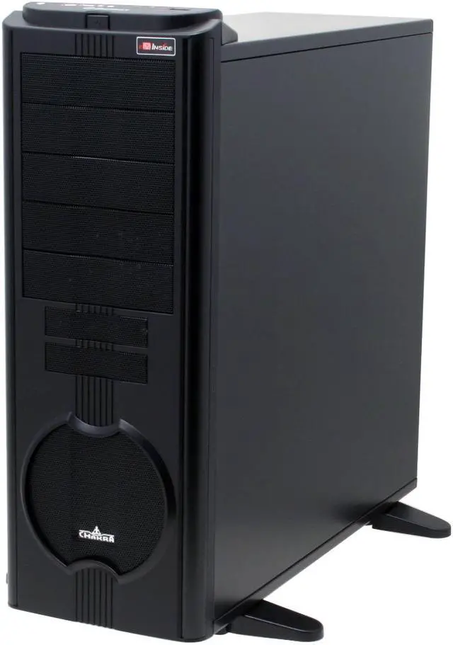 Alt view image 3 of 15 - ENERMAX Uber Chakra ECA5001B Black Aluminum / Steel Trim w/250mm Intake/Exhaust LED Monster Fan  ATX Full Tower Case w/Front I/O 1 eSATA, 4 USB2.0, Audio I/O