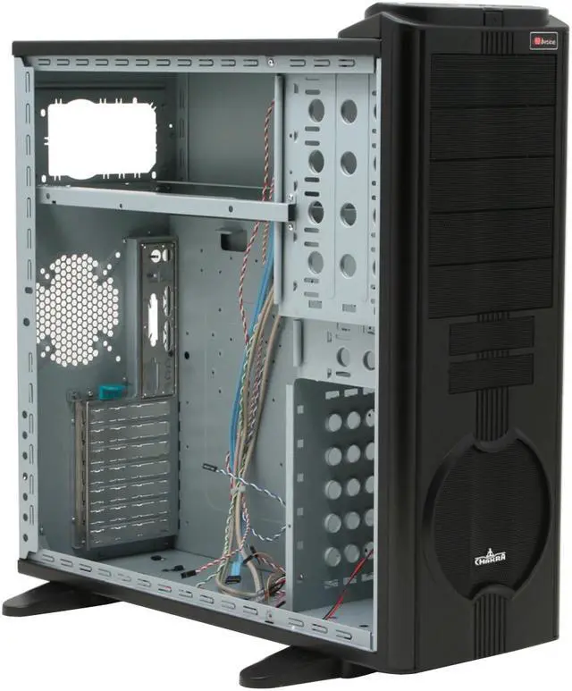 Alt view image 9 of 15 - ENERMAX Uber Chakra ECA5001B Black Aluminum / Steel Trim w/250mm Intake/Exhaust LED Monster Fan  ATX Full Tower Case w/Front I/O 1 eSATA, 4 USB2.0, Audio I/O