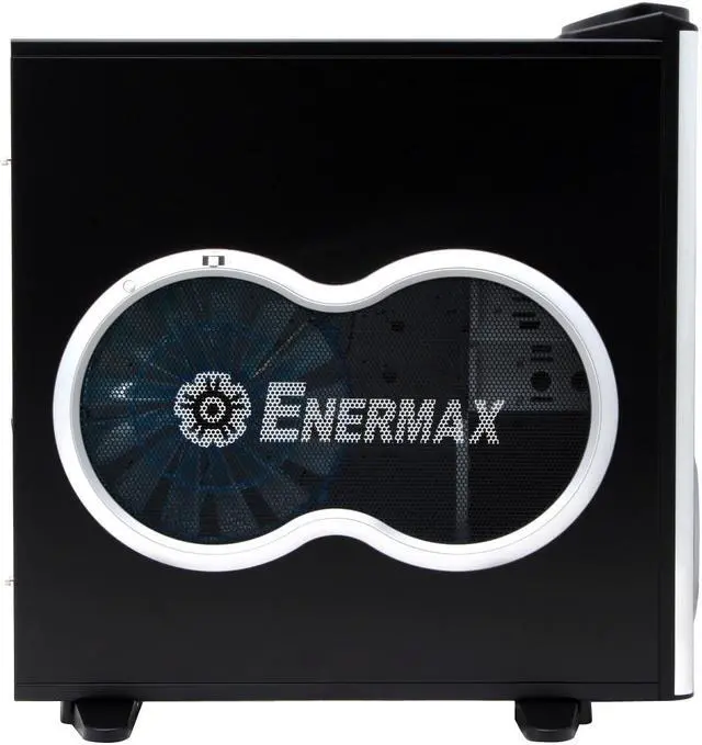 Alt view image 5 of 12 - ENERMAX Uber Chakra ECA5001BS Silver Aluminum / Steel ATX Full Tower Computer Case