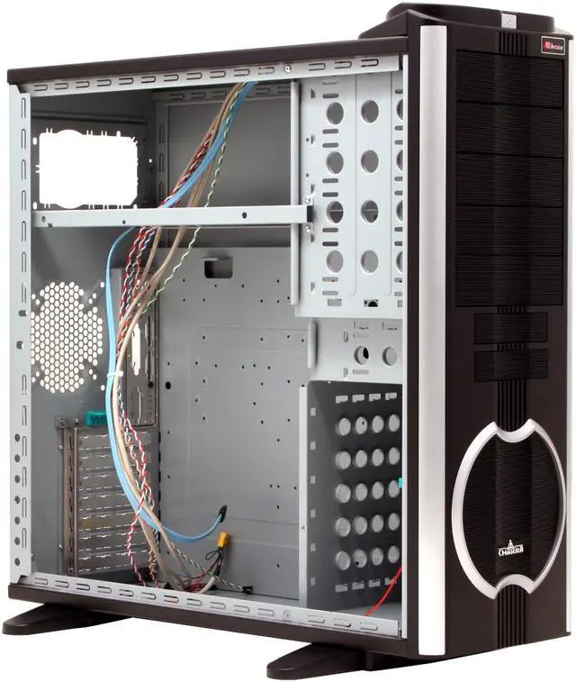 Alt view image 10 of 12 - ENERMAX Uber Chakra ECA5001BS Silver Aluminum / Steel ATX Full Tower Computer Case
