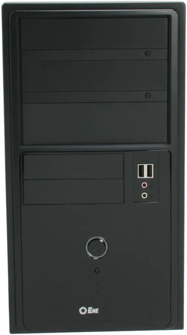 Alt view image 4 of 16 - ENERMAX VOSTOK ECA2020 Black 0.5mm SECC Steel Micro ATX Mid Tower Computer Case 350W Power Supply