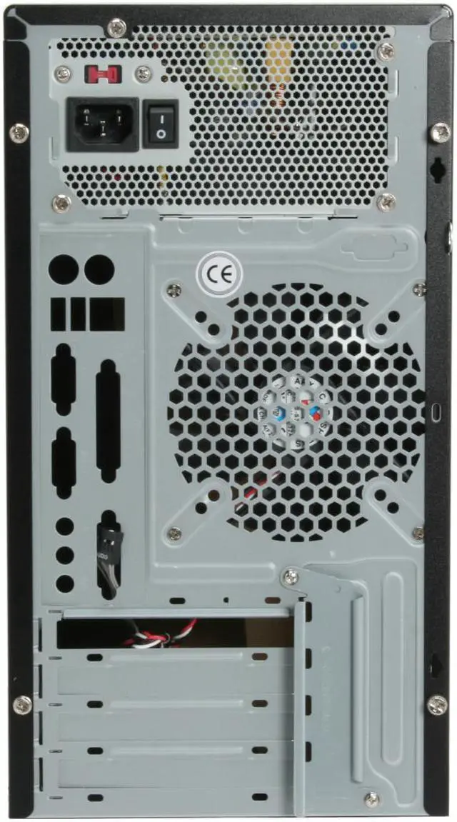 Alt view image 7 of 16 - ENERMAX VOSTOK ECA2020 Black 0.5mm SECC Steel Micro ATX Mid Tower Computer Case 350W Power Supply