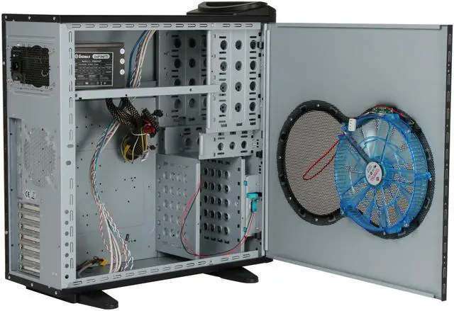 Alt view image 6 of 13 - ENERMAX ECA5001B-EIN650 Black SECC Steel ATX Full Tower Computer Case Enermax Infiniti 650W Power Supply