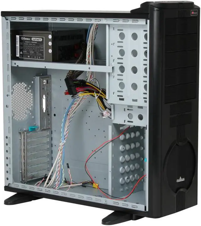 Alt view image 9 of 13 - ENERMAX ECA5001B-EIN650 Black SECC Steel ATX Full Tower Computer Case Enermax Infiniti 650W Power Supply