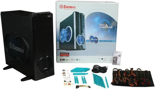 Alt view image 13 of 13 - ENERMAX ECA5001B-EIN650 Black SECC Steel ATX Full Tower Computer Case Enermax Infiniti 650W Power Supply