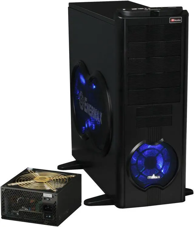 Main image of ENERMAX ECA5001B-EIN650 Black SECC Steel ATX Full Tower Computer Case Enermax Infiniti 650W Power Supply
