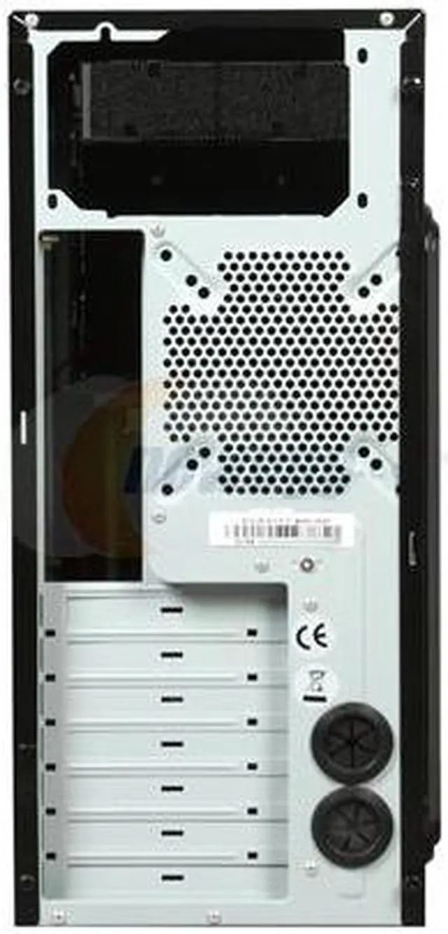 Alt view image 8 of 9 - ENERMAX Staray ECA3171-BR-AP Black Steel ATX Mid Tower Computer Case with 3 Apollish Red LED Fan and Mesh Front