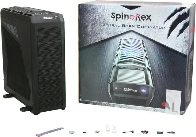 Alt view image 12 of 12 - ENERMAX SPINEREX ECA5010M-B-B Black SECC 1.0mm ATX Full Tower Computer Case