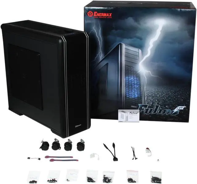 Alt view image 11 of 11 - ENERMAX FULMO GT ECA1092AG-BL Black SEEC 0.8mm ATX Full Tower Computer Case