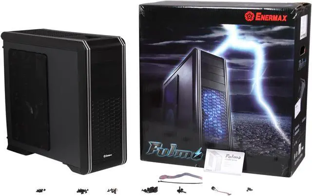 Alt view image 11 of 11 - ENERMAX FULMO Advance ECA892AG-BL Black SGCC 0.7mm ATX Mid Tower Computer Case