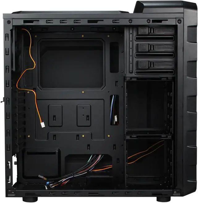 Alt view image 7 of 10 - ENERMAX Ostrog GT ECA3280A-BR Black / Red Steel / Plastic ATX Mid Tower Computer Case