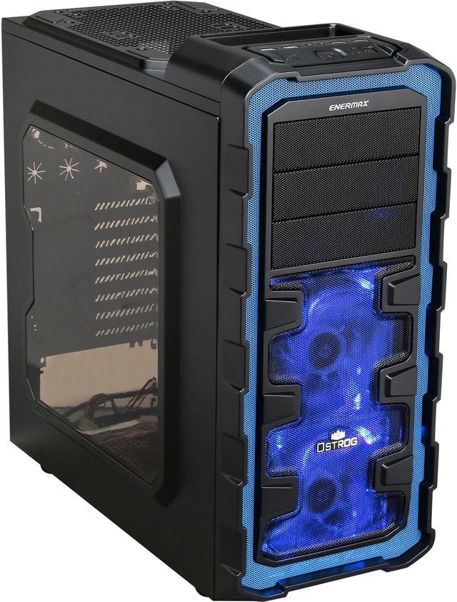 Open Box: ENERMAX Ostrog GT ECA3280A-BL Black / Blue Computer Case 