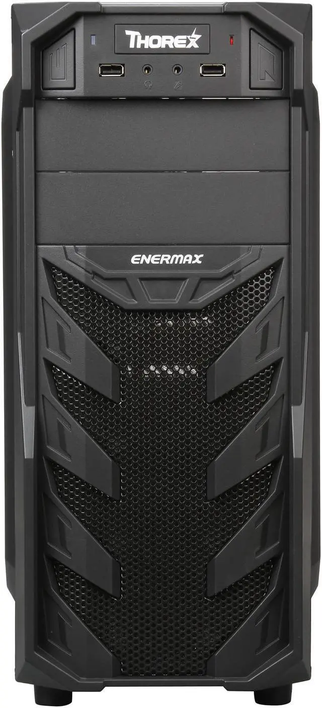 Alt view image 2 of 9 - ENERMAX ECA3321B-BT (U2) Black ATX Mid Tower Computer Case ATX 12V (Optional) Power Supply