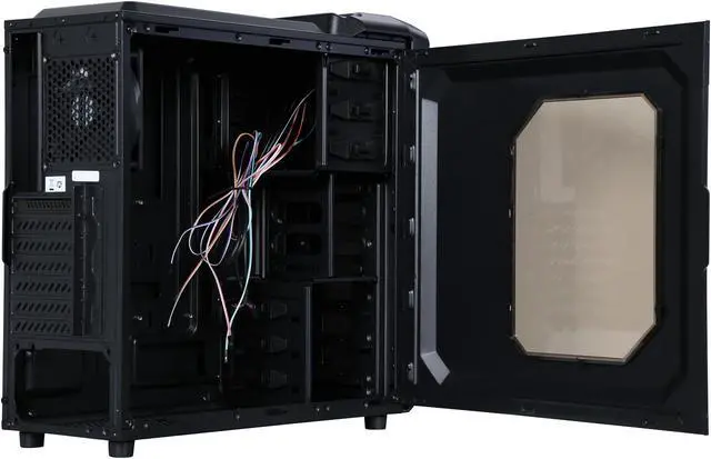 Alt view image 5 of 10 - ENERMAX ECA3351A-BT(U2) Black ATX Mid Tower Computer Case ATX 12V (Optional) Power Supply