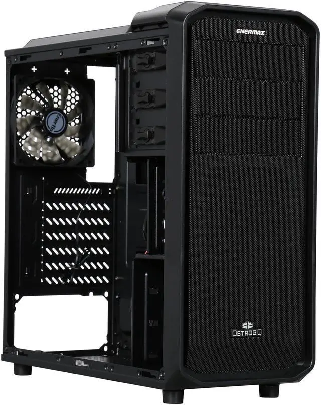 Alt view image 7 of 10 - ENERMAX ECA3351A-BT(U2) Black ATX Mid Tower Computer Case ATX 12V (Optional) Power Supply