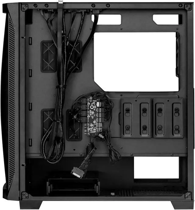 Alt view image 6 of 10 - Enermax StarryKnight SK30 V2 - E-ATX Mid Tower PC Gaming Case - Mesh Front Panel & Tempered Glass Side Panel - 4X SquA ADV ARGB PWM Fans - Built-in GPU Anti-Sag Bracket & RGB Lighting Hub