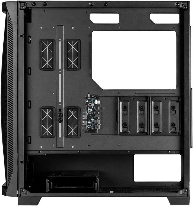 Alt view image 7 of 10 - Enermax StarryKnight SK30 V2 - E-ATX Mid Tower PC Gaming Case - Mesh Front Panel & Tempered Glass Side Panel - 4X SquA ADV ARGB PWM Fans - Built-in GPU Anti-Sag Bracket & RGB Lighting Hub