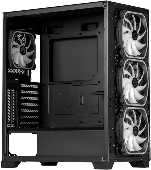 Alt view image 10 of 10 - Enermax StarryKnight SK30 V2 - E-ATX Mid Tower PC Gaming Case - Mesh Front Panel & Tempered Glass Side Panel - 4X SquA ADV ARGB PWM Fans - Built-in GPU Anti-Sag Bracket & RGB Lighting Hub