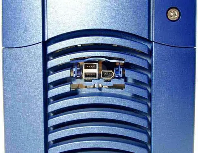 Alt view image 3 of 6 - CHIEFTEC Dragon AX-01BLD U2F SF 0W Blue Aluminum Server Computer Case
