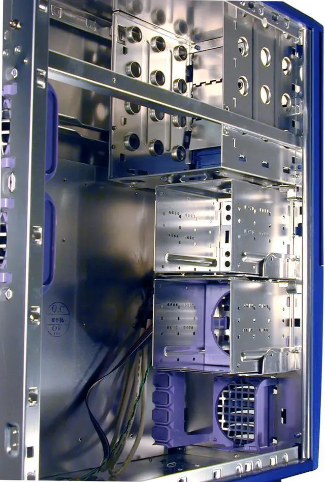 Alt view image 4 of 6 - CHIEFTEC Dragon AX-01BLD U2F SF 0W Blue Aluminum Server Computer Case