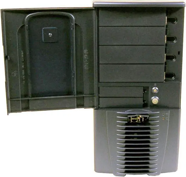 Alt view image 2 of 7 - CHENMING 301KEBL-0-AW Blue Aluminum ATX Mid Tower Computer Case