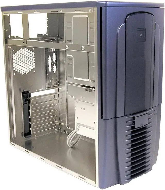 Alt view image 4 of 7 - CHENMING 301KEBL-0-AW Blue Aluminum ATX Mid Tower Computer Case