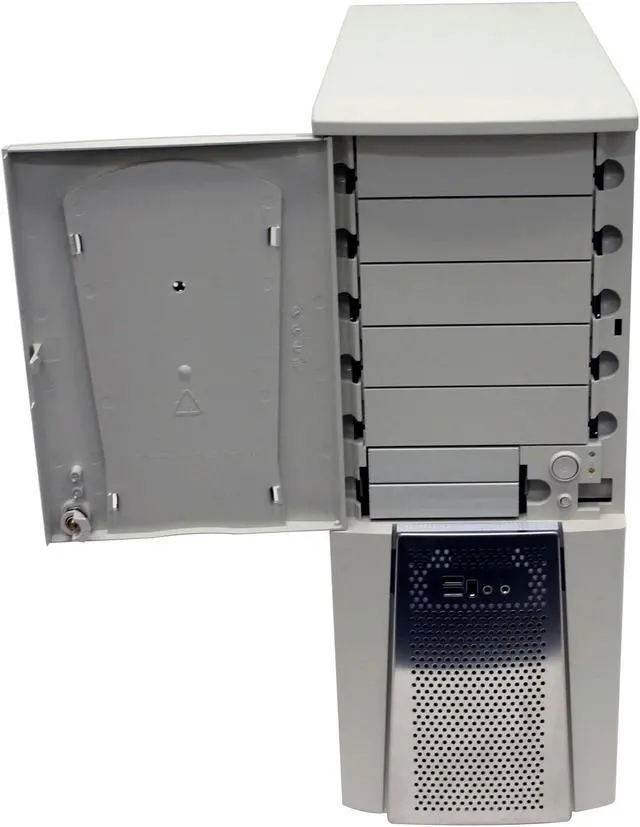 Alt view image 3 of 9 - CHENMING SOR-S-602-BGE Beige/Silver Steel Server Computer Case
