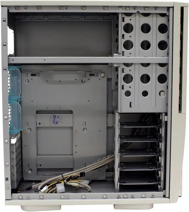 Alt view image 5 of 9 - CHENMING SOR-S-602-BGE Beige/Silver Steel Server Computer Case