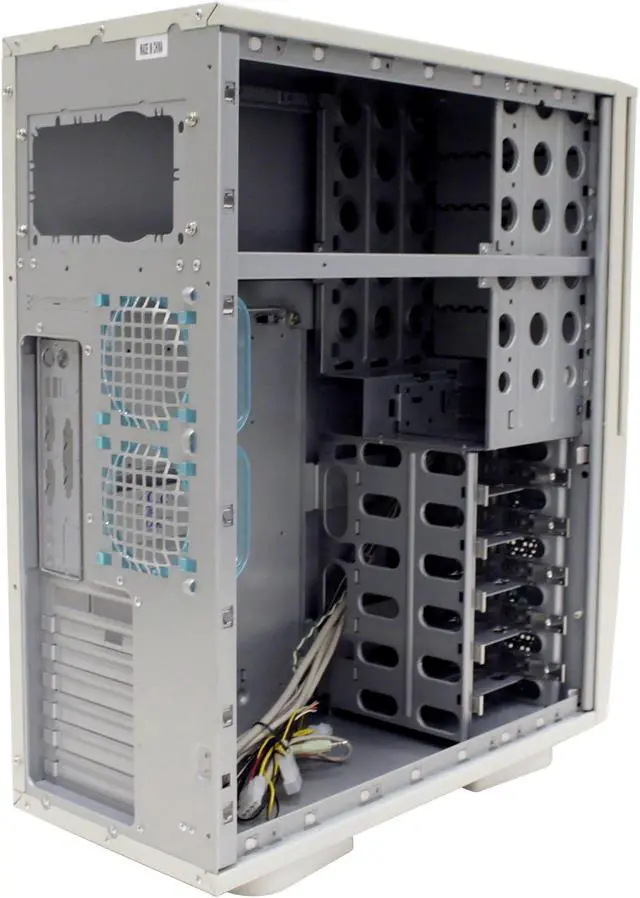 Alt view image 6 of 9 - CHENMING SOR-S-602-BGE Beige/Silver Steel Server Computer Case