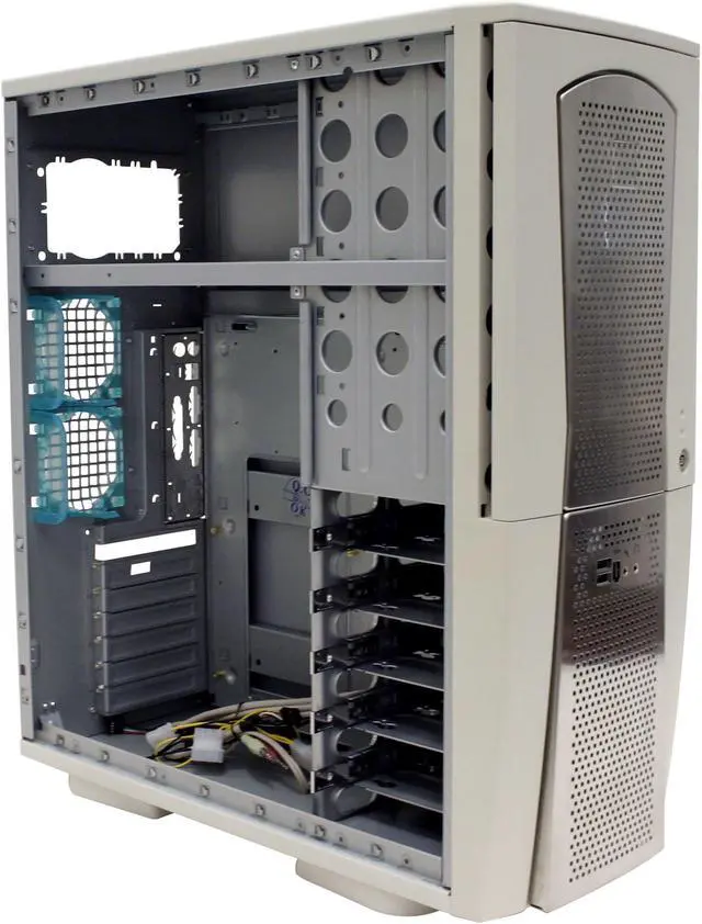 Alt view image 7 of 9 - CHENMING SOR-S-602-BGE Beige/Silver Steel Server Computer Case