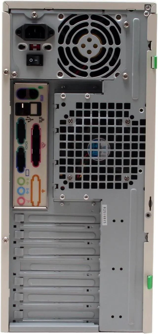 Alt view image 7 of 15 - Ever Case E4252-PCT Beige Steel ATX Mid Tower Computer Case 300W Power Supply