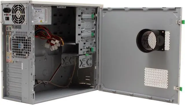 Alt view image 8 of 15 - Ever Case E4252-PCT Beige Steel ATX Mid Tower Computer Case 300W Power Supply