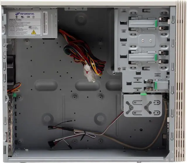 Alt view image 9 of 15 - Ever Case E4252-PCT Beige Steel ATX Mid Tower Computer Case 300W Power Supply