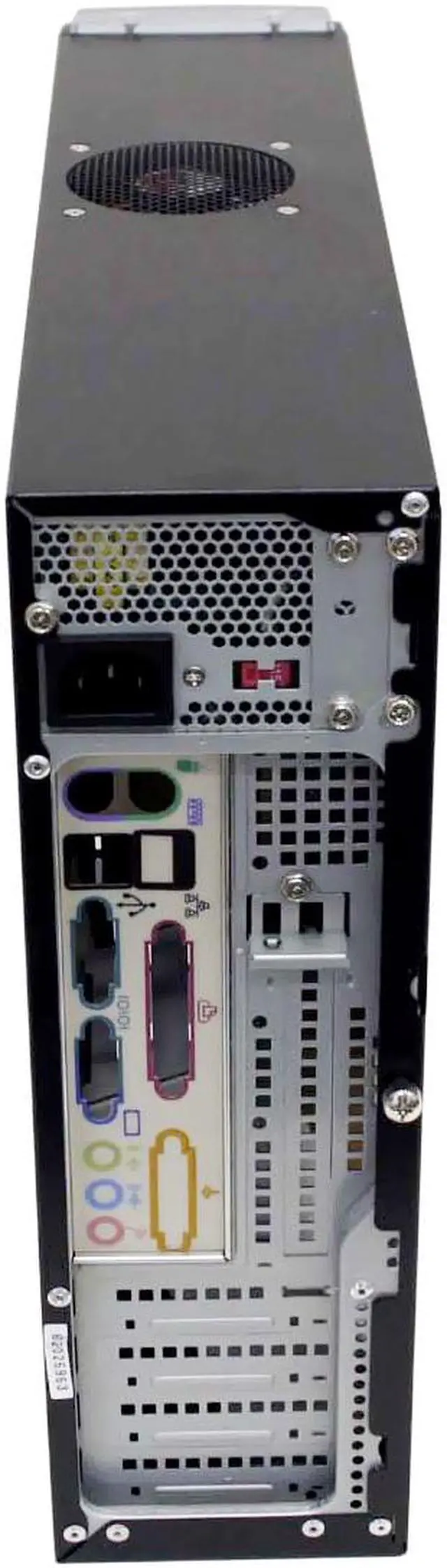 Alt view image 3 of 14 - Ever Case E1290B-L24 Black/Silver Steel Micro ATX Desktop Computer Case 240W Power Supply