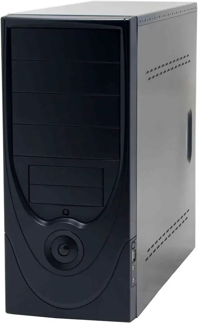 Alt view image 2 of 15 - ARK A502-1 Black Steel ATX Mid Tower Computer Case 420W Power Supply