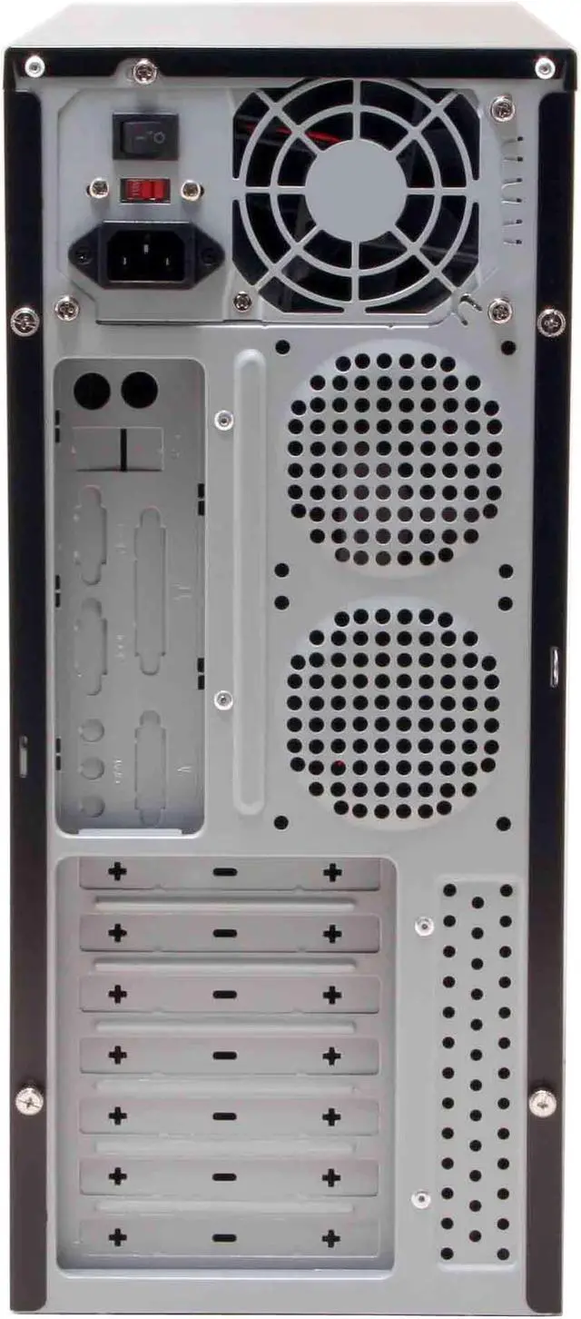 Alt view image 13 of 15 - ARK A502-1 Black Steel ATX Mid Tower Computer Case 420W Power Supply