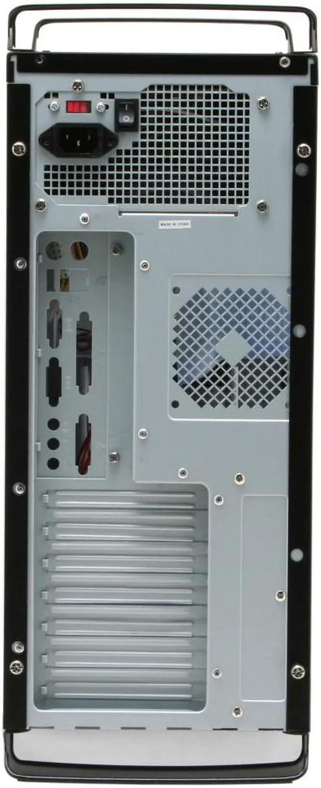 Alt view image 11 of 16 - ARK 6099S BK Black Steel ATX Mid Tower Computer Case 400W Power Supply