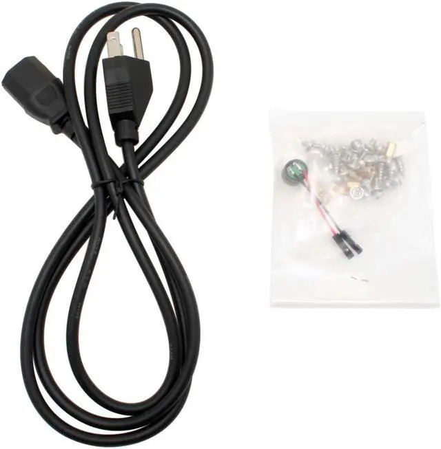 Alt view image 13 of 16 - ARK 6099S BK Black Steel ATX Mid Tower Computer Case 400W Power Supply