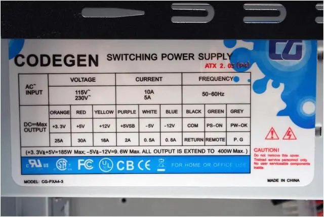 Alt view image 14 of 16 - ARK 6099S BK Black Steel ATX Mid Tower Computer Case 400W Power Supply