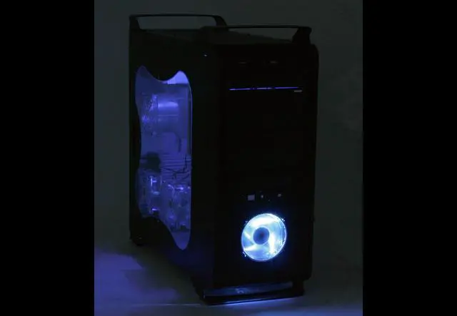 Alt view image 16 of 16 - ARK 6099S BK Black Steel ATX Mid Tower Computer Case 400W Power Supply