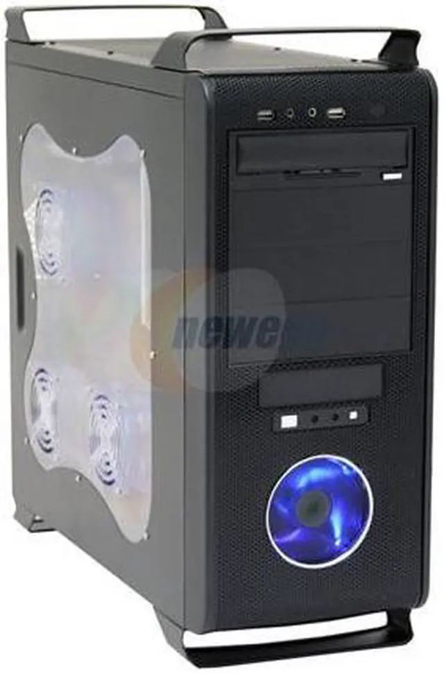 Main image of ARK 6099S BK Black Steel ATX Mid Tower Computer Case 400W Power Supply