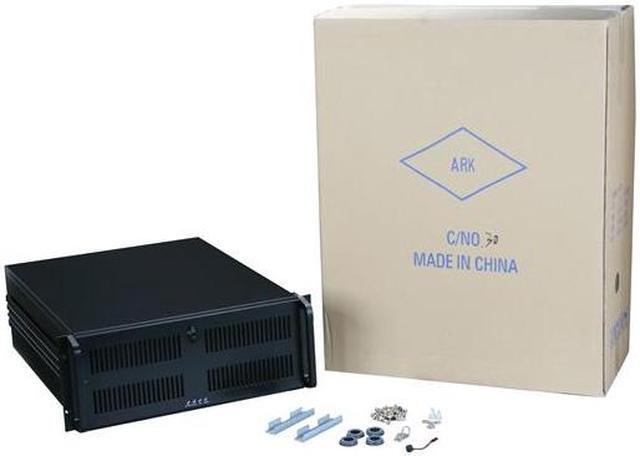 Alt view image 7 of 7 - ARK IPC-4U600 Black 1.2mm SECC Zinc-Coated Steel 4U Rackmount Server Chassis 3 External 5.25" Drive Bays