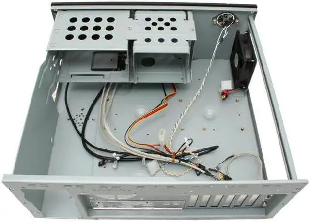 Alt view image 8 of 8 - ARK Black Aluminum / Steel HTPC 400BA Black ATX Media Center / HTPC Case