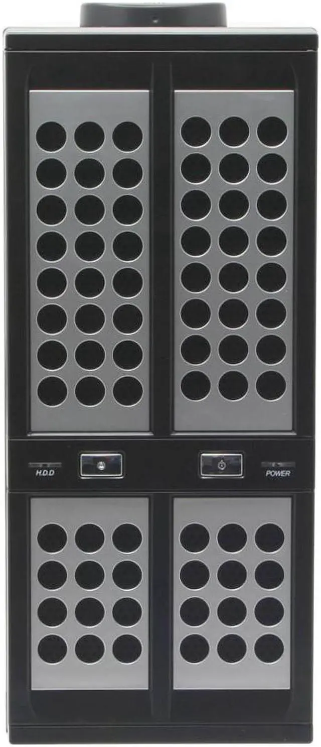Alt view image 3 of 13 - ARK SR-8100BK Black Pedestal Server Case 4 External 5.25" Drive Bays