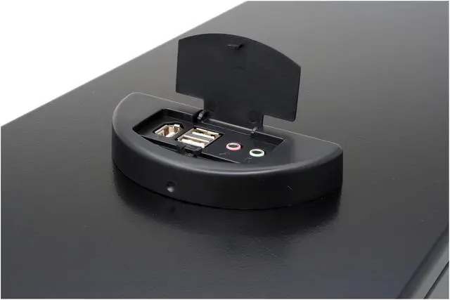 Alt view image 4 of 13 - ARK SR-8100BK Black Pedestal Server Case 4 External 5.25" Drive Bays